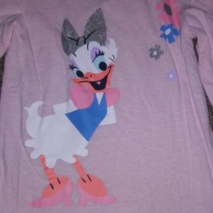 Size 5T Daisy Duck long sleeved tee